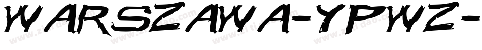 Warszawa-yPwZ字体转换