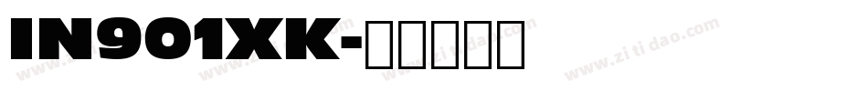 IN901XK字体转换