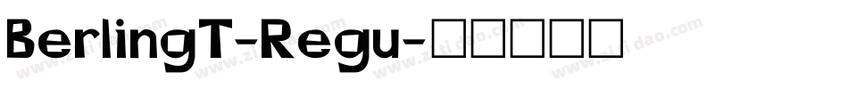 BerlingT-Regu字体转换