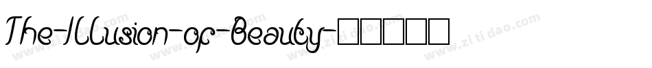 The-Illusion-of-Beauty字体转换