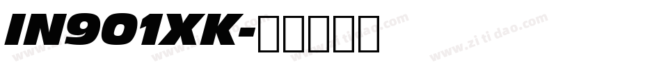 IN901XK字体转换