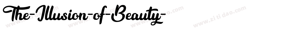 The-Illusion-of-Beauty字体转换