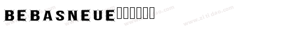 bebasneue字体转换