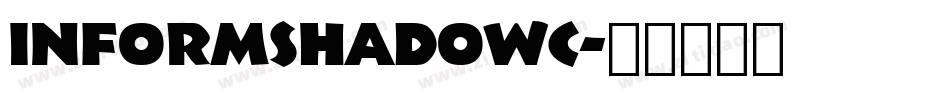 InformShadowC字体转换