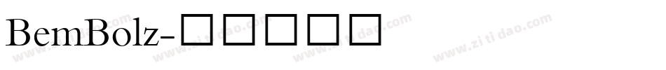 BemBolz字体转换