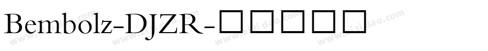 Bembolz-DJZR字体转换