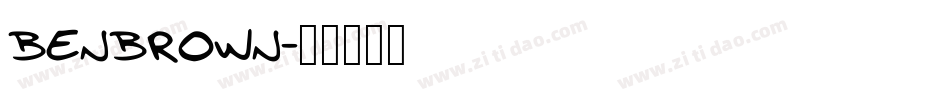 BENBROWN字体转换
