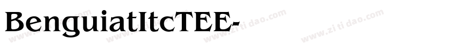BenguiatItcTEE字体转换