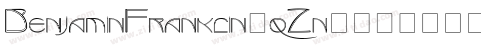 BenjaminFranklin-qZn5字体转换