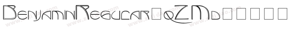 BenjaminRegular-qZMd字体转换