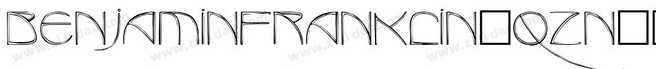 BenjaminFranklin-qZn5字体转换