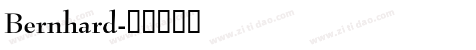 Bernhard字体转换