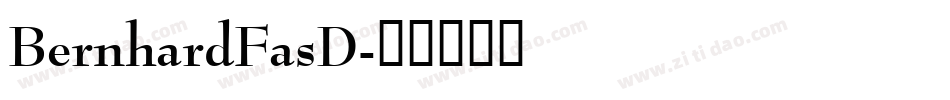 BernhardFasD字体转换