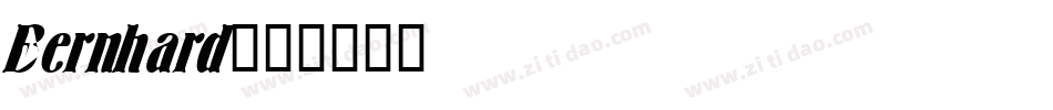 Bernhard字体转换