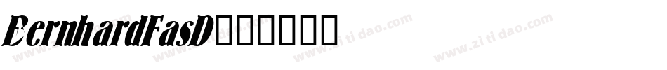 BernhardFasD字体转换