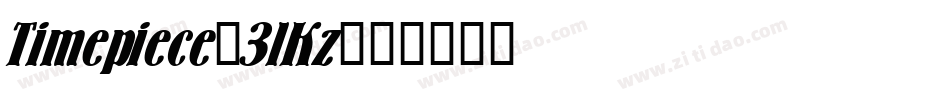 Timepiece-3lKz字体转换