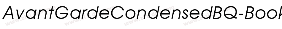 AvantGardeCondensedBQ-Book字体转换