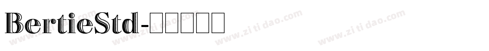 BertieStd字体转换