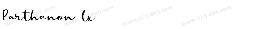 Parthenon-lxAX字体转换