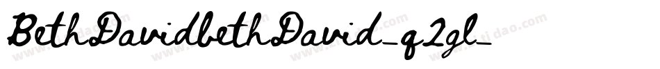 BethDavidbethDavid-q2gl字体转换