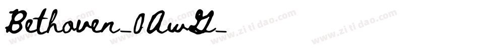 Bethoven-0AwG字体转换