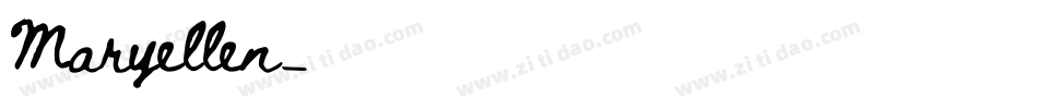 Maryellen字体转换