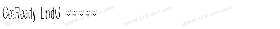 GetReady-LmdG字体转换
