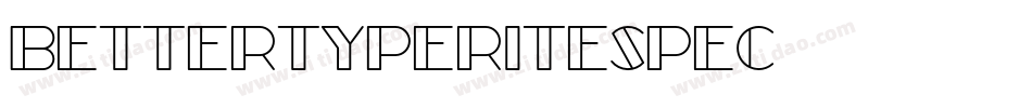 BetterTypeRiteSpec字体转换