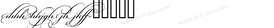 BickhamScriptMM字体转换