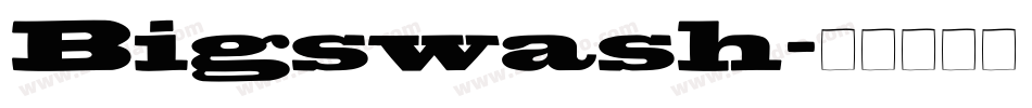 Bigswash字体转换