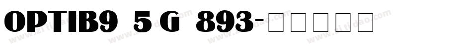 OPTIBinnerGothic字体转换