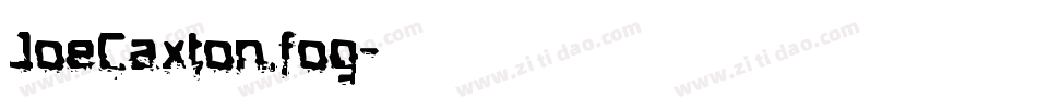 JoeCaxton.fog字体转换