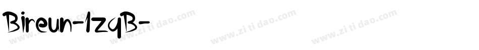 Bireun-1zqB字体转换
