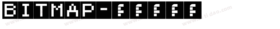 BITMAP字体转换