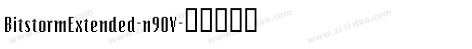 BitstormExtended-n9OV字体转换