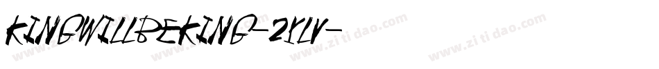 KingWillBeKing-2Ylv字体转换