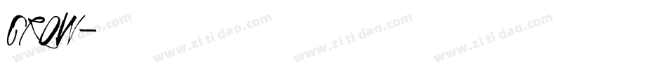 Crow字体转换