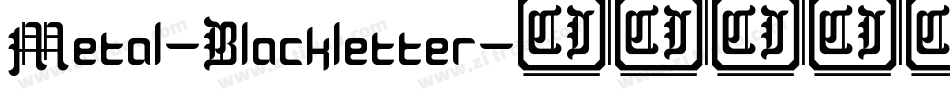 Metal-Blackletter字体转换