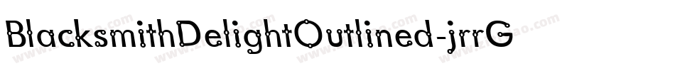 BlacksmithDelightOutlined-jrrG字体转换