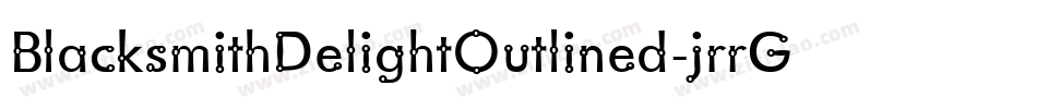 BlacksmithDelightOutlined-jrrG字体转换