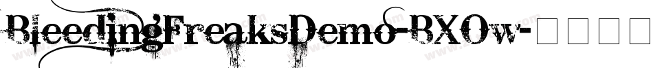 BleedingFreaksDemo-BXOw字体转换