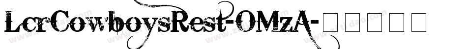 LcrCowboysRest-OMzA字体转换