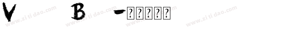 VenetianBlind字体转换