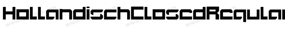 HollandischClosedRegular-Lr1G字体转换