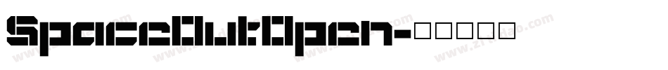 SpaceOutOpen字体转换