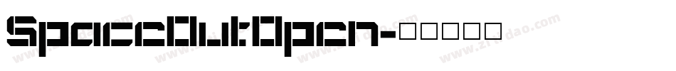 SpaceOutOpen字体转换