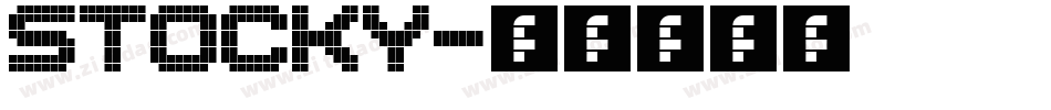 Stocky字体转换