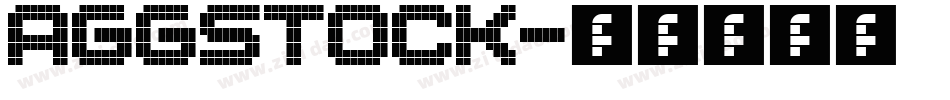 aggstock字体转换