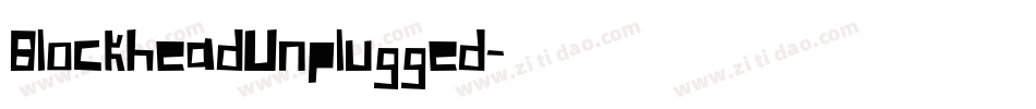 BlockheadUnplugged字体转换