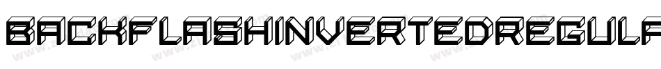 BackflashInvertedRegular-3q3z字体转换